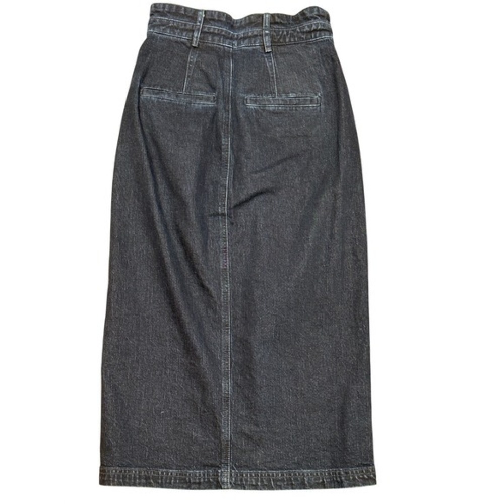 Pilcro Anthropologie Denim Midi Skirt Size 2 Asymmetrical Waist Y2K - Picture 5 of 5